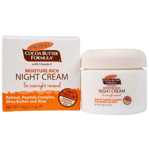 Palmer's, Cocoa Butter Formula, Moisture Rich Night Cream, 2.7 oz (75 g) Review