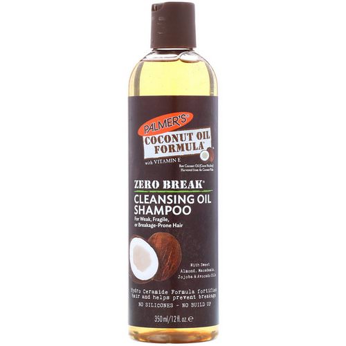 Palmer's, Coconut Oil Formula, Zero Break, Cleansing Oil Shampoo, For Weak, Fragile, or Breakage-Prone Hair, 12 fl oz (350 ml) Review