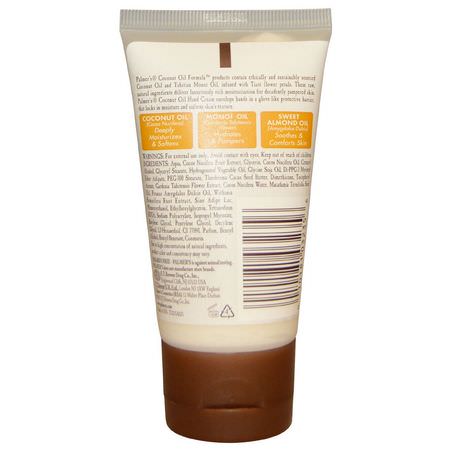 Handkrämkräm, Handskötsel, Bad: Palmer's, Coconut Oil, Hand Cream, 2.1 oz (60 g)