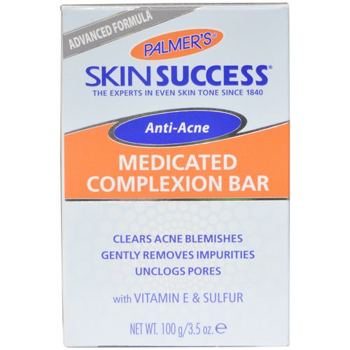 Palmer's, Skin Success, Anti-Acne, Medicated Complexion Bar, 3.5 oz (100 g) Review