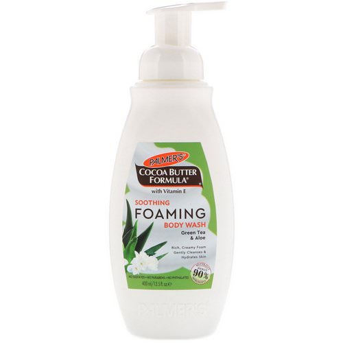 Palmer's, Soothing Foaming Body Wash, Green Tea, Aloe, 13.5 fl oz (400 ml) Review
