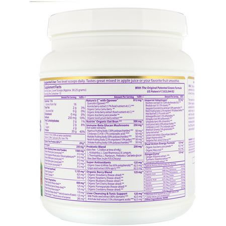 Växtbaserat, Växtbaserat Protein, Idrottsnäring: Paradise Herbs, ORAC-Energy, Protein & Greens, Original Unflavored, 16 oz (454 g)