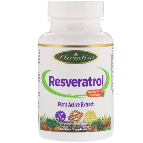Paradise Herbs, Resveratrol, 60 Vegetarian Capsules Review