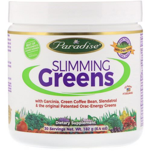 Paradise Herbs, Slimming Greens, 6.4 oz (182 g) Review
