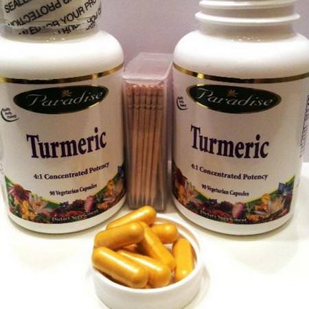 Paradise Herbs Curcumin, Gurkmeja, Antioxidanter, Kosttillskott