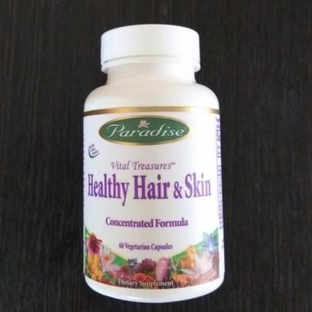 Paradise Herbs Hair Skin Nails Formulas - Naglar, Hud, Hår, Kosttillskott