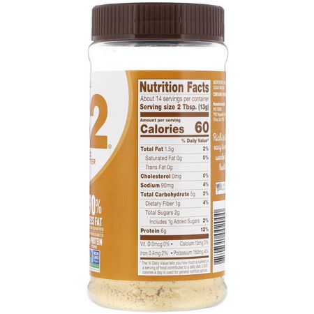Jordnötssmör, Konserver, Påslag, Knappar: PB2 Foods, The Original PB2, Powdered Peanut Butter, 6.5 oz (184 g)