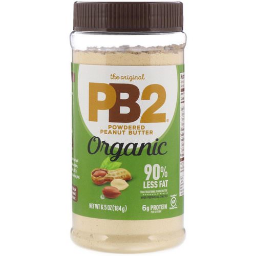 PB2 Foods, The Original PB2, Organic Powdered Peanut Butter, 6.5 oz (184 g) Review