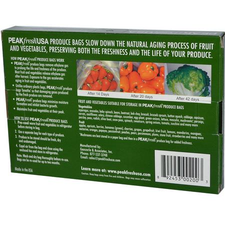 Containers, Food Storage, Housewares, Home: PEAKfresh USA, Produce Bags, Reusable, 10 - 12