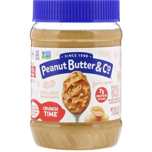 Peanut Butter & Co, Crunch Time, Peanut Butter Spread, 16 oz (454 g) Review
