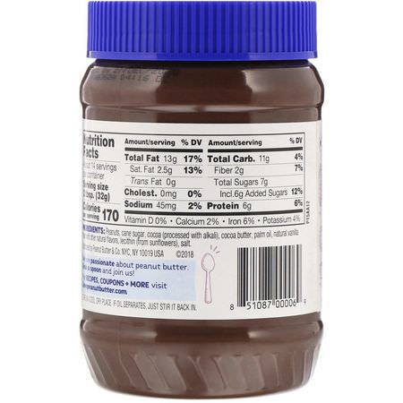 Bevarar, Uppslag, Knappar: Peanut Butter & Co, Peanut Butter Blended With Rich Dark Chocolate, Dark Chocolate Dreams, 16 oz (454 g)