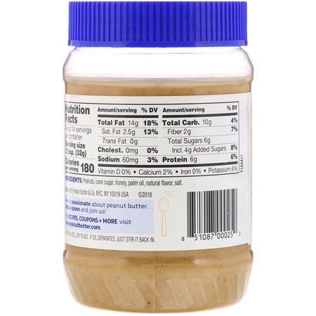 Sparar, Sprider, Knappar: Peanut Butter & Co, The Bee's Knees, Peanut Butter Spread, 16 oz (454 g)