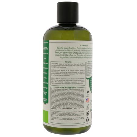 Schampo, Hårvård, Bad: Petal Fresh, Pure, Age-Defying Shampoo, Grape Seed & Olive Oil, 16 fl oz (475 ml)