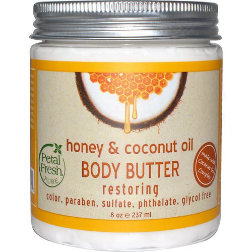 Petal Fresh, Pure, Body Butter, Restoring, Honey & Coconut Oil, 8 oz (237 ml) Review