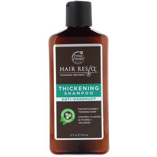 Petal Fresh, Pure, Hair Rescue Thickening Treatment Shampoo, Anti Dandruff, 12 fl oz (355 ml) Review