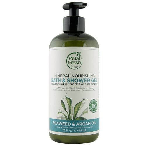 Petal Fresh, Pure, Mineral Nourishing Bath & Shower Gel, Seaweed & Argan Oil, 16 fl oz (475 ml) Review