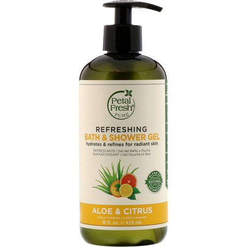 Petal Fresh, Pure, Refreshing Bath & Shower Gel, Aloe & Citrus, 16 fl oz (475 ml) Review