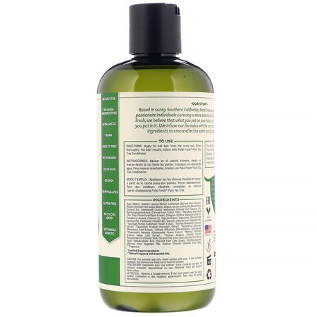 Hårbottenvård, Hår, Schampo, Hårvård: Petal Fresh, Pure, Scalp Treatment Shampoo, Tea Tree, 16 fl oz (475 ml)