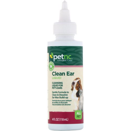petnc NATURAL CARE, Clean Ear Liquid, All Pet, 4 fl oz (118 ml) Review