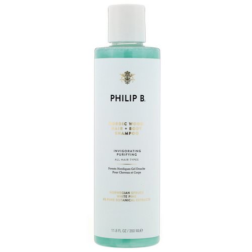 Philip B, Hair + Body Shampoo, Nordic Wood, 11.8 fl oz (350 ml) Review