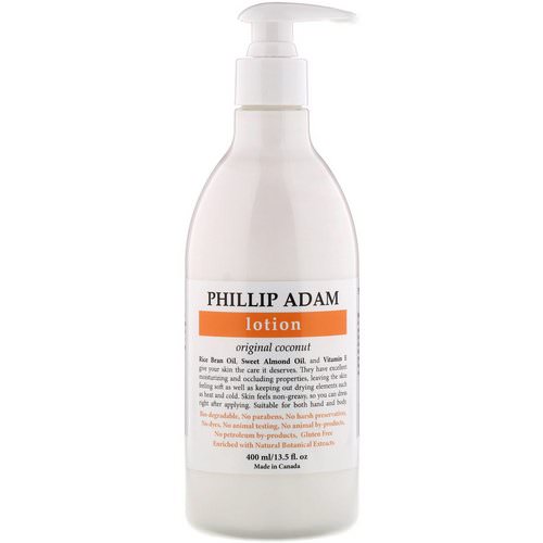 Phillip Adam, Lotion, Original Coconut, 13.5 fl oz (400 ml) Review