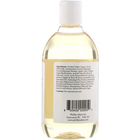 Schampo, Hårvård, Bad: Phillip Adam, Shampoo, Apple Cider Vinegar, 12 fl oz (355 ml)