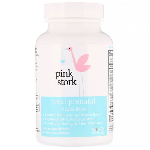 Pink Stork, Total Prenatal Plus DHA, 60 Vegetarian Capsules Review