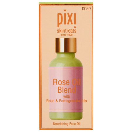 Ansiktsoljor, Krämer, Ansiktsfuktare, Skönhet: Pixi Beauty, Rose Oil Blend, Nourishing Face Oil, with Rose & Pomegranate Oils, 1.01 fl oz (30 ml)