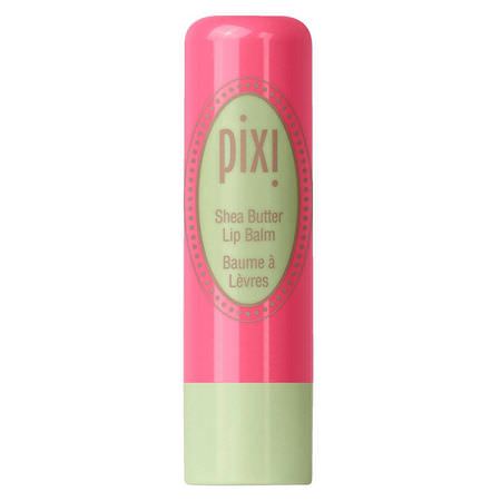 Tonad, Läppbalsam, Läppvård, Bad: Pixi Beauty, Shea Butter Lip Balm, Pixi Pink, 0.141 oz (4 g)