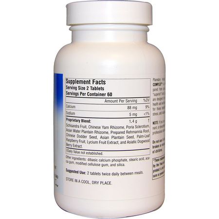 Binjurar, Kosttillskott: Planetary Herbals, Schisandra Adrenal Complex, 710 mg, 120 Tablets