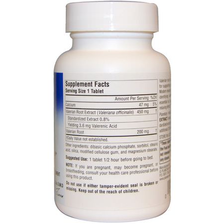 Valerian, Homeopati, Örter: Planetary Herbals, Valerian Extract, Full Spectrum, 650 mg, 60 Tablets