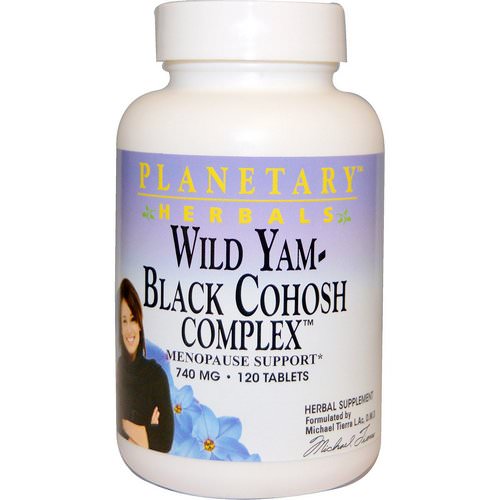 Planetary Herbals, Wild Yam - Black Cohosh Complex, 740 mg, 120 Tablets Review