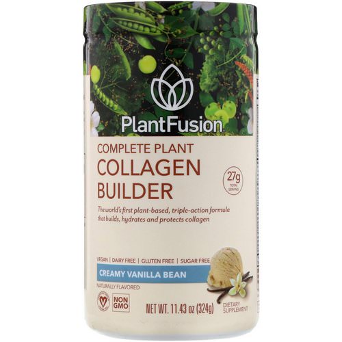 PlantFusion, Complete Plant Collagen Builder, Creamy Vanilla Bean, 11.43 oz (324 g) Review