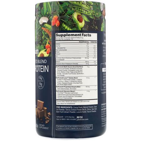 Växtbaserat, Växtbaserat Protein, Sportnäring: PlantFusion, Complete Plant Keto Blend, 1:1 Fats + Protein, Rich Chocolate, 11.11 oz (315 g)