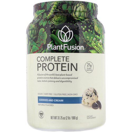 PlantFusion, Complete Protein, Cookies and Cream, 2 lb (900 g) Review