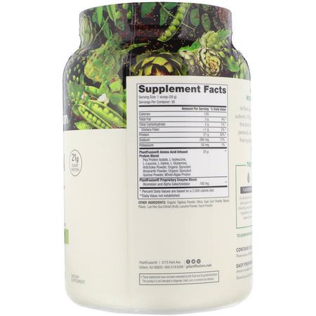 Växtbaserat, Växtbaserat Protein, Idrottsnäring: PlantFusion, Complete Protein, Natural, 1.85 lb (840 g)
