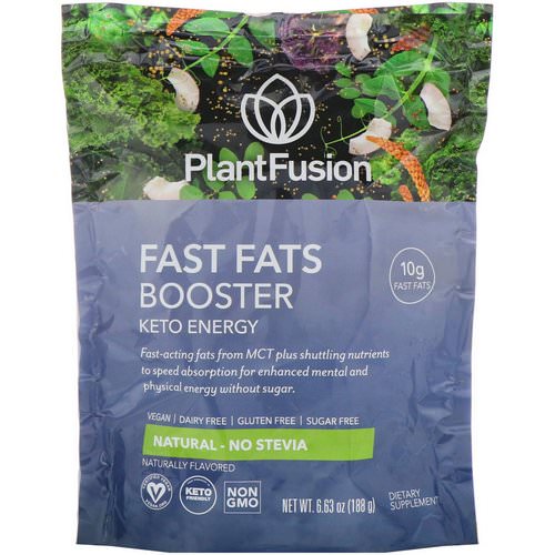 PlantFusion, Fast Fats Booster, Keto Energy, Natural, 6.63 oz (188 g) Review