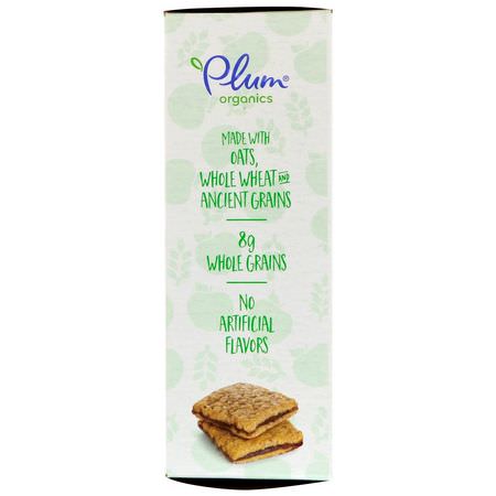 Plum Organics Snacks Bars Finger Food - Fingermat, Barer, Mellanmål, Barnmatning