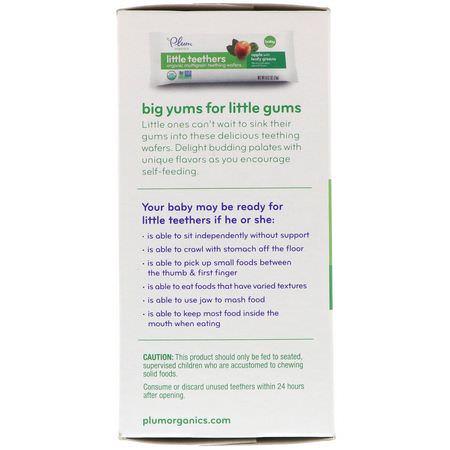 Plum Organics Teething Wafers - Tandskivor, Barnfoder, Barn, Baby