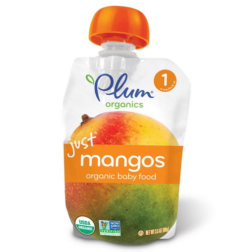Plum Organics, Organic Baby Food, Stage 1, Just Mangos, 3.5 oz (99 g) Review