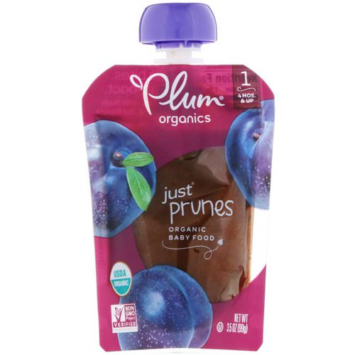 Plum Organics, Organic Baby Food, Stage 1, Just Prunes, 3.5 oz (99 g) Review