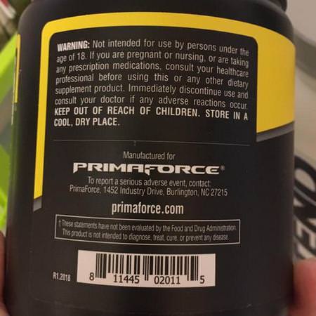 Primaforce Citrulline Malate - Citrulline Malate, Kväveoxid, Kosttillskott Före Träning, Sportnäring