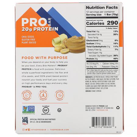 ProBar Plant Based Protein Bars - Växtbaserade Proteinbarer, Proteinbarer, Brownies, Kakor