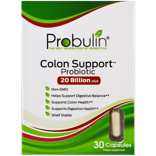 Probulin, Colon Support, Probiotic, 30 Capsules Review
