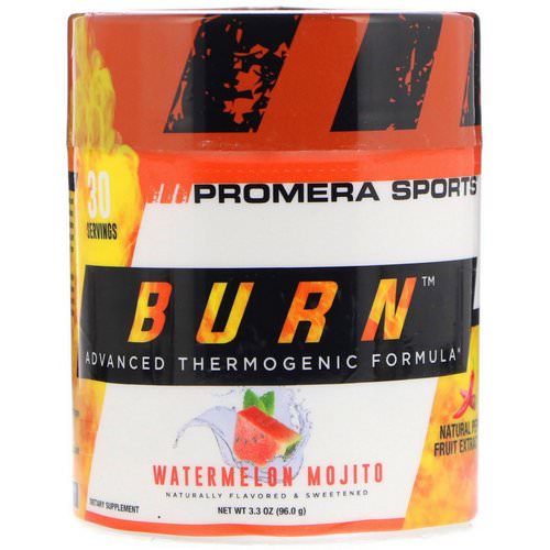 Promera Sports, Burn, Advanced Thermogenic Formula, Watermelon Mojito, 3.3 oz (96.0 g) Review