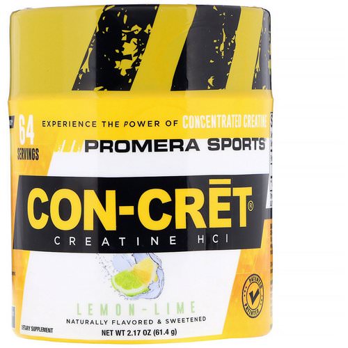 Promera Sports, Con-Cret Creatine HCl, Lemon-Lime, 2.17 oz (61.4 g) Review