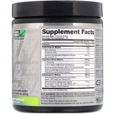 Pre-Workout, Pre-Workout Supplement, Sports Nutrition: ProSupps, Dr Jekyll, Stimulant-Free Pre-Workout, Blueberry Lemonade, 7.9 oz (255 g)