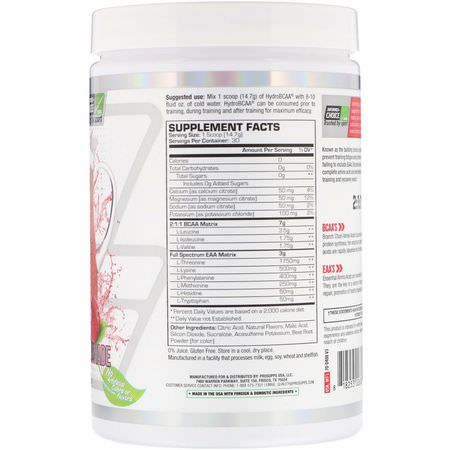 Bcaa, Aminosyror, Kosttillskott: ProSupps, Hydro BCAA, Pink Lemonade, 15.6 oz (441 g)