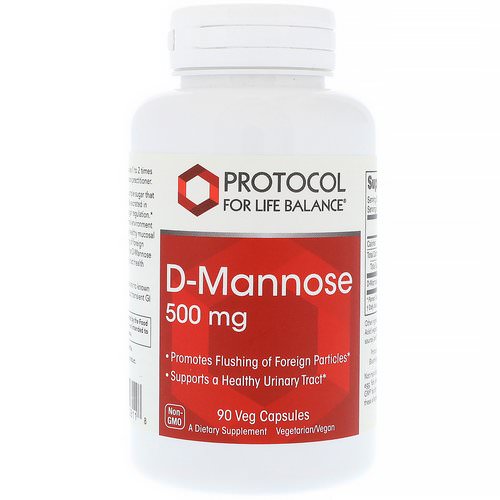 Protocol for Life Balance, D-Mannose, 500 mg, 90 Veg Capsules Review