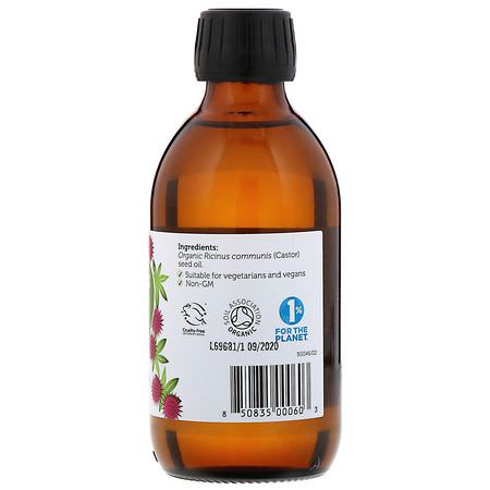 Serum, Hårolja, Hårstyling, Hårvård: Pukka Herbs, Organic Castor Oil, 250 ml